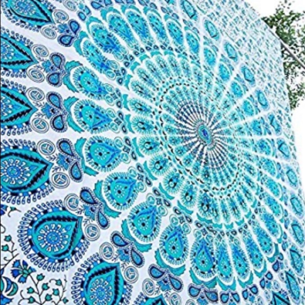 Blue large tapestry - Picture 2 of 3